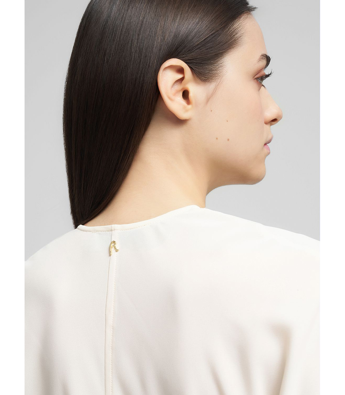 ポリサテン ミディドレス 詳細画像 オフホワイト 7